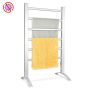 Electric towel dryer 60x35x91cm., silver color