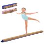 Balance beam 240x15x6.5cm., brown/blue