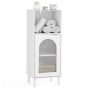 Bathroom cabinet 35x30x90cm., white