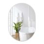 Wall mirror 70x50x2cm., white