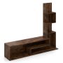 TV table 144.5x29.5x121cm., brown