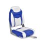 Boat seat 44.5x51x61cm., white/blue