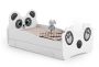 Children's bed Animals with drawer and mattress 164 cm x 90 cm x 70 cm, panda