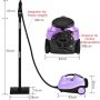 Steam cleaner, purple/black