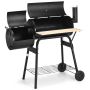 Charcoal grill 115x65x108cm., black