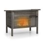 Cat house 88x55x71cm., black