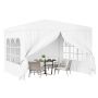 Gazebo 300x300x255cm., white