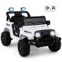 Children's electric car 99x62x62cm., white/black