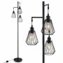 Floor lamp 25x168cm., black