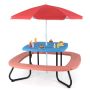 Children's outdoor bench 125x125x160cm., various colors