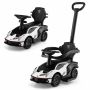 Machine pusher with handle 86x40x90.5cm., black/white