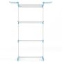 Clothes dryer 127x63x171cm., white/blue