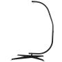 Hanging chair stand 111x84x207cm., black