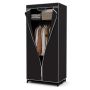 Fabric wardrobe 74x50x172cm., black