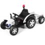 Children's electric tractor 151x68x70cm., white/black