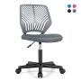 Children's office chair 54x54x89cm., gray/black