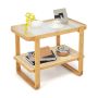 Side table 70.5x44.5x54.5cm., light brown