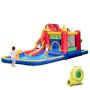 Inflatable trampoline 624x270x235cm., various colors