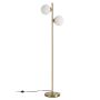Floor lamp 28x165cm., gold color