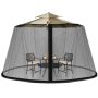 Gazebo mosquito net 400x230cm, black