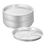 Apvalūs aliuminio kepimo indai Relaxdays, 50 vnt, Ø 27,5 × 2,5 cm