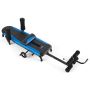 Reversible stretching table VEVOR C001, Adjustable armrests, Blue/black, 203 × 60 × 43.5 cm