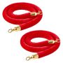 Оградительные канаты VEVOR 2redrsjt, 2 шт, Ø 32 × 150 см