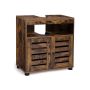 Vintage brown washbasin cabinet 60 x 30 x 63 cm