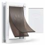 Pet door VEVOR CWM07-2L, size L, 2 flaps, 522 × 351 × 76.8 mm