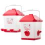 Automatic chicken feeder and drinker VEVOR 5GAL F+D, 18.14 kg and 19 l, 3 and 6 holes