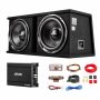 Car subwoofer set VEVOR T-1202A, 2 speakers, 80.3 × 38 × 36.5 cm