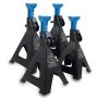 Car lifting trestles Bituxx, 12 t, 4 pcs, 33 × 30 × 51–78 cm