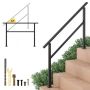 Stair railing 138x92cm., black