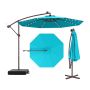 Outdoor umbrella 300x250cm., mint/black