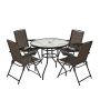 Outdoor table 81x81x71cm., black