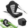 Kayak seat VEVOR KS003-SIS, 1 pc, Black/gray, 52.5 × 45 × 31.5 cm