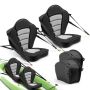 Kayak seat set VEVOR KS004-SIS, 2 pcs, Black/gray, 52.5 × 45 × 31.5 cm