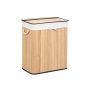 Laundry basket 100 l capacity, bamboo, natural colors