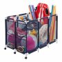 Pool storage box VEVOR 87012, 3 wheels, 120 × 86.5 × 77 cm