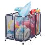 Pool storage box VEVOR 87013, 8 castors, 4 with brakes, 122 × 84 × 99 cm