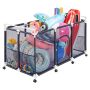 Pool storage box VEVOR 87014, 8 castors, 4 with brakes, 159 × 81.5 × 91.5 cm
