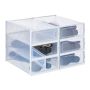 Batų dėžių rinkinys Relaxdays 10048038.0, 6 vnt, 31,5 × 13,5 × 52 cm