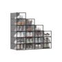 Batų dėžių rinkinys SONGMICS, 12 vnt, 33,2 × 23 × 14,5 cm