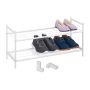 Batų lentyna Relaxdays 10038972_49, 2 lentynos, iki 6 porų, 70 × 33,5 × 26 cm