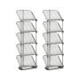 Batų lentyna SONGMICS LPC050GZ01, 5 pakopų, Pilka, 24,5 × 28,4 × 102,5 cm