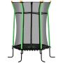 Trampoline Homcom 163.5x163.5x190cm., black/green