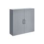 Wall-mounted bathroom cabinet 18x60x60cm., gray