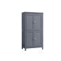 Bathroom cabinet 30x60x110cm., dark gray
