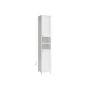 Bathroom cabinet with lighting 30x30x170cm., white
