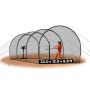 Baseball batting cage VEVOR BC004, 4 arches, 10058 × 3660 × 3000 mm